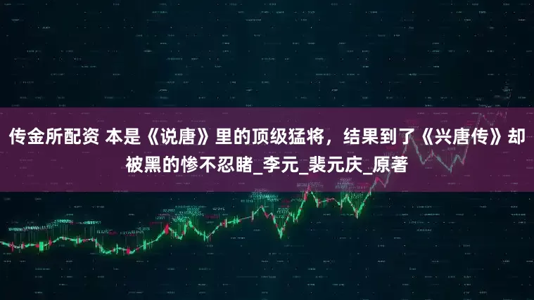 传金所配资 本是《说唐》里的顶级猛将，结果到了《兴唐传》却被黑的惨不忍睹_李元_裴元庆_原著